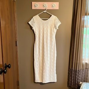Long Crocheted Dress Size 10